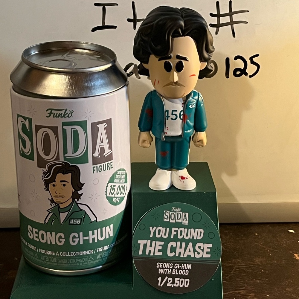 Funko Soda CHASE Seong Gi-Hun Netflix Squid Games limited edition bloody figure